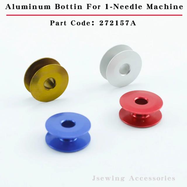 Bobina de Alumínio 272152a para Máquinas de Costura Juki, Brother e Singer - Acessório Único para Agulha 1 e Modelo BC-DB1-NBL em 4 Cores
