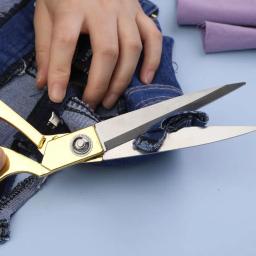 Conjunto De Ferramentas De Costura Profissional, Tesoura De Costura De Aço Inoxidável, Clippers Forma De U, Tesoura De Fios, Fita Métrica e Estripador De Costura - Image 5