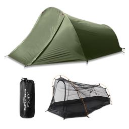 Barraca de acampamento à prova dwaterproof água 2 pessoa barraca ao ar livre para acampamento ciclismo caminhadas muntaineering praia verão ultraleve tenda automática - Image 1