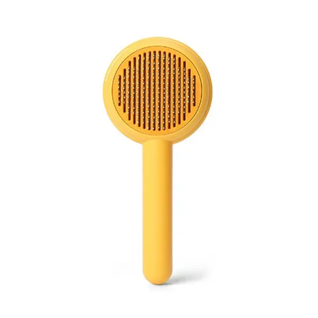 Escova de Massagem para Gato com Pentes Removíveis: Remove Pelos e Proporciona Conforto ao Seu Pet