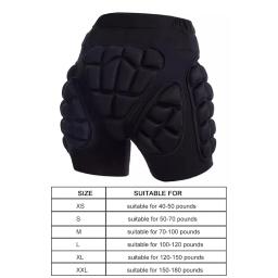 Shorts de proteção para homens, equipamento de proteção corporal, quadril, esportes snowboard, hóquei, bicicleta MTB, motocross, esqui no gelo - Image 6