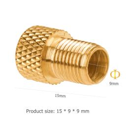 Adaptadores presta para schrader, conversor de válvula de bicicleta, adaptador de pneu de bomba de alumínio, conectores de válvula de pneu, peça de bicicleta, 5-50 peças - Image 6