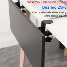 Suporte altura dobrável e ajustável para mesa, bandeja do teclado, acessórios prateleira do armazenamento, 2pcs - Image 3
