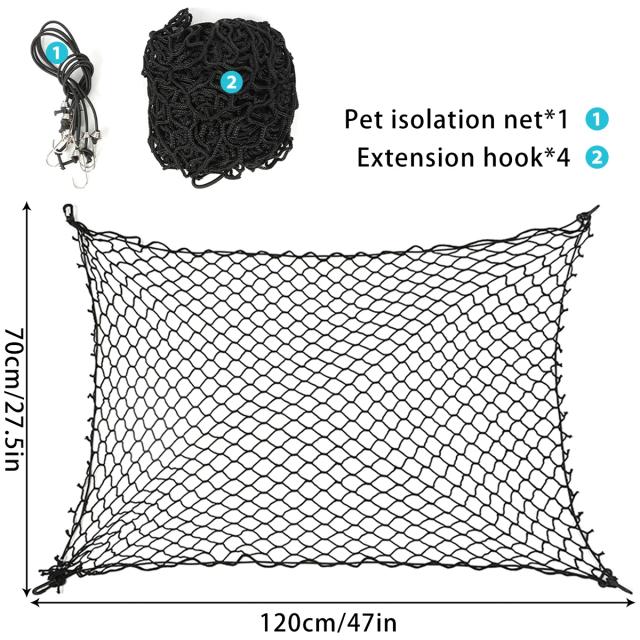 Isolamento Protetor para Veículos: Cerca Anti-Colisão para Pets e Acessórios Especiais para Cães