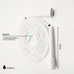 RA-Handle Pular Corda, Corda de PVC, Talão, ABS, PP Material, Exercício, Hard Beads, Liga, TPU, Anti Frio - Image 5