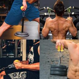 Bolas de treinamento de mão com correias penduradas, escalada, bola de poder pull-up, equipamentos de fitness para Bouldering Kettlebells - Image 5