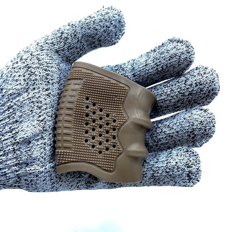 Coldre de borracha para pistola tática, luva antiderrapante para glock 17 19 20 21 22 23 31 32, acessórios para revista de caça tática - Image 1