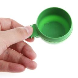 Mini Tigela De Comida E Água De Plástico para Papagaio, Alimentador Para Aves, Pombos Gaiola, Sand Cup, Acessório De Alimentação, Verde, 3 Pçs/set - Image 5