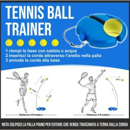 Bola de treinamento de tênis profissional ferramenta primária exercício bola de tênis auto-estudo bola de rebote ferramenta de prática de tênis interno - Image 5
