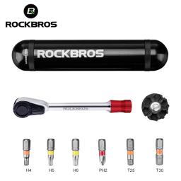 Rockbros ciclismo multifuncional bicicleta ferramenta de reparo kits chave torque chave de fenda da bicicleta mtb estrada conjuntos de ferramentas equipamentos - Image 1