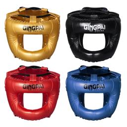 Profissional adulto das mulheres dos homens kick boxing sanda mma capacete proteção completa para proteger nariz livre feixe de combate engrenagem de cabeça de rosto inteiro - Image 2