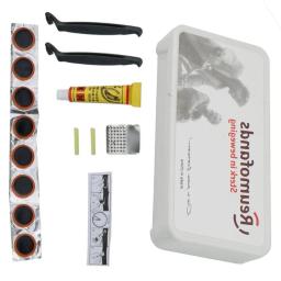 Tubo de pneu remendo de borracha bicicleta leve remendo caixa de reparo kits de reparo de pneus de bicicleta leve multiuso ferramentas de remendo - Image 2