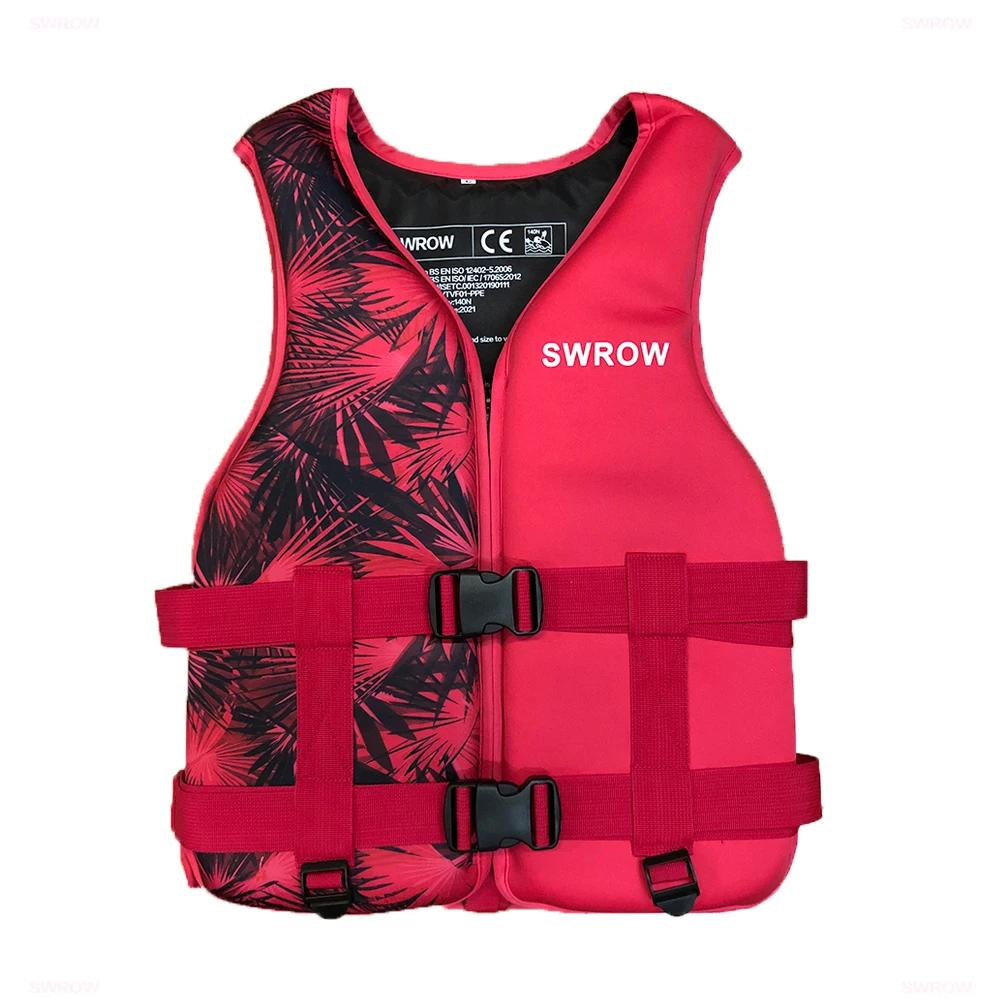 Casaco salva-vidas para adultos e crianças, impressão requintada, neoprene, esportes aquáticos, caiaque, canoagem, surf, rafting - Image 1
