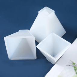 Molde De Vela De Silicone Pirâmide Transparente, Molde De Arte De Resina, Aromaterapia DIY, Fabricação De Vela Artesanal, Moldes Ferramenta Suprimentos, 20-95mm - Image 5