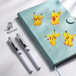 12/16 pçs pokémon pintura diamante adesivos kits para crianças diy diamante arte mosaico adesivo por números presente iniciante - Image 2