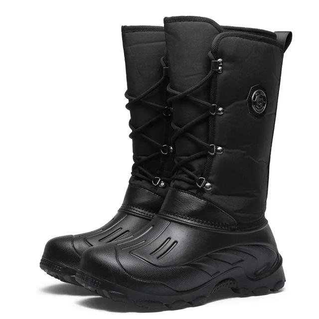 Big Tree Sapatos Masculinos Camuflados Cano Alto Inverno Impermeáveis