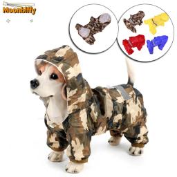 Casual cão de estimação casaco de chuva roupas de cachorro gato capa de chuva jaqueta impermeável ao ar livre capa de chuva vestuário macacão suprimentos para animais de estimação chien - Image 1