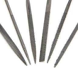 Conjunto de Arquivo de Agulhas para Jóias, Ferramentas Manuais para Artesanato De Escultura Em Madeira, Pedra De Vidro De Metal, Polimento De Aço Inoxidável, 6PCs, 3x140mm - Image 5