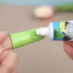 Soft Toothbrush Set para cães, limpeza dos dentes do cão, limpeza oral, massagem, gato, Pet Grooming Products, 2 pcs - Image 4