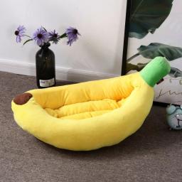 Ninho de banana portátil bonito para pet, ninho de cachorro quente e confortável, Universal Cool Mat, Pet Shop, Casa - Image 1