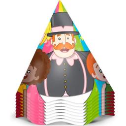 12 Chapéus De Festa Aniversário Mundo Bita - Image 2