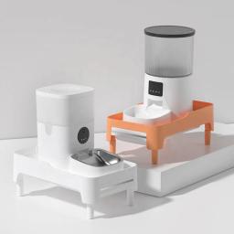 Surrunme animais de estimação muti-função alimentador suporte ajustar a altura bonito conveniente com gaveta móvel terno a maioria do alimentador - Image 1
