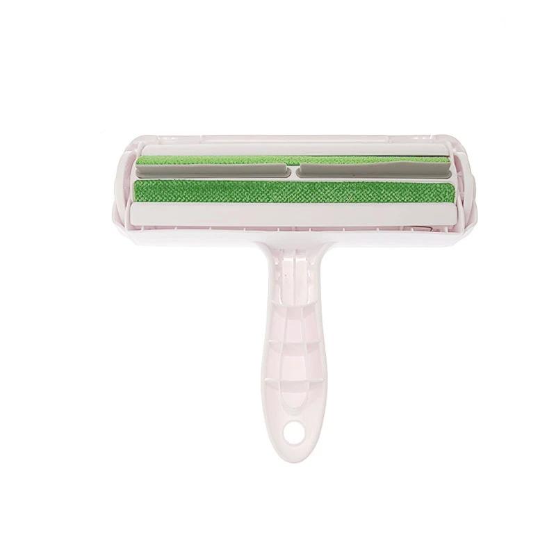 Pet Cabelo Removedor De Rolo Lint Brush, 2-Way Dog Cat Comb Ferramenta, Limpeza Conveniente, Base De Escova De Pele, Móveis Para Casa, Sofá, Vestir - Image 1