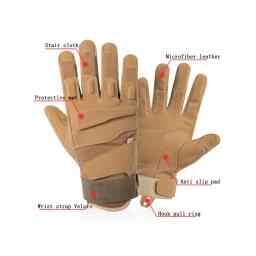 Luvas de dedo completo para esportes ao ar livre, 1 par de luvas para caça e sobrevivência, luvas de combate M, L, XL - Image 5