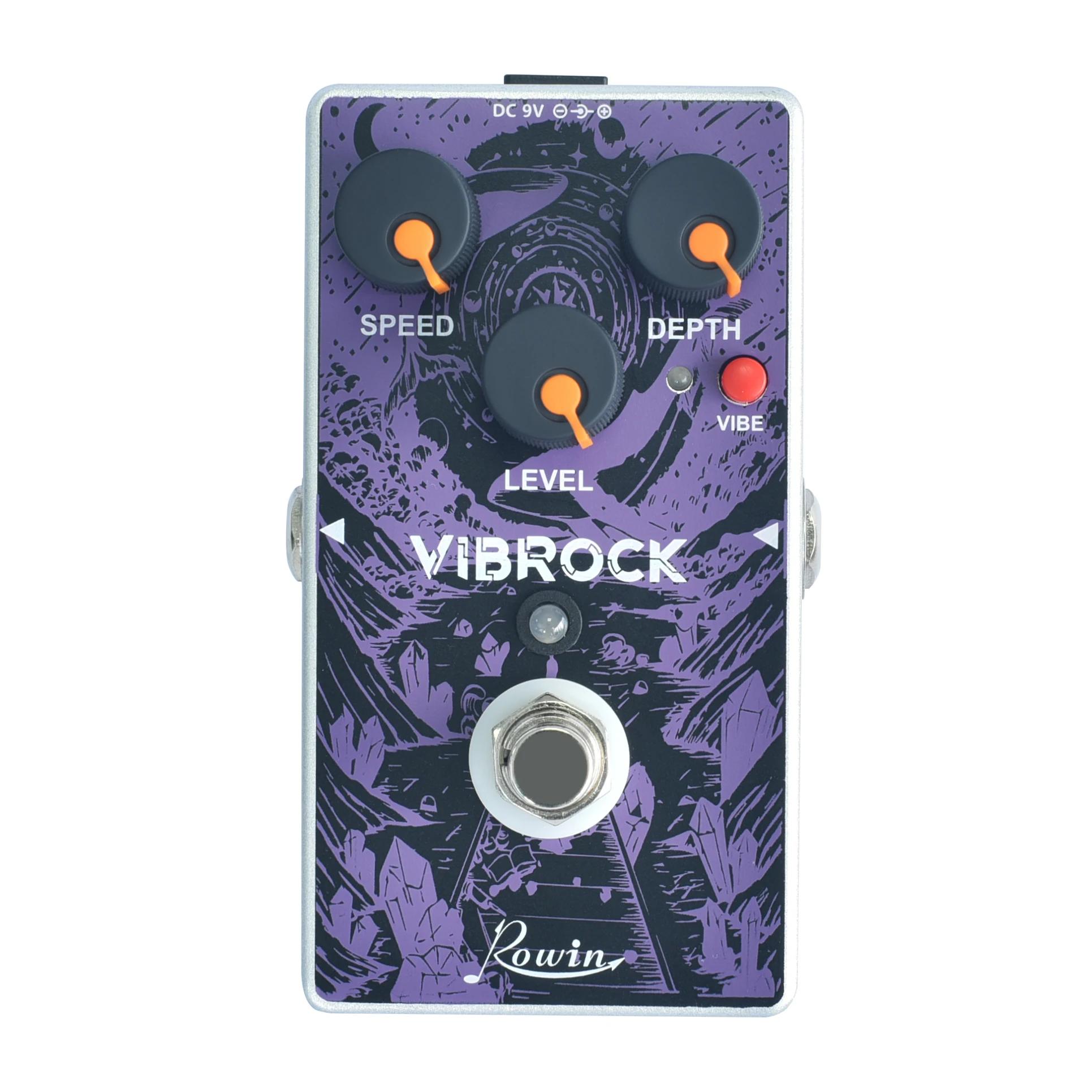 Reverb VIBROCK Chorus Multi efeitos Pedal, True Bypass para guitarra, Monobloco, Vibrato, efeito JIMI louco, Pedal duplo - Image 1