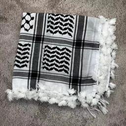 Atividades ao ar livre, turismo, camping, cachecol de malha com borla árabe Shemagh Keffiyeh cachecol CS cachecol deserto caminhadas cachecol foulard moto - Image 3