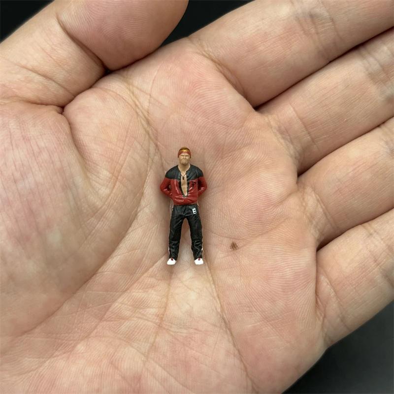 Velozes e Furiosos 2 Tripulantes Pintados à Mão Figura, Modelo de Personagem Clássico do Filme, Requintada Boneca de Resina, Diorama Miniatura, Escala 1:64 - Image 1