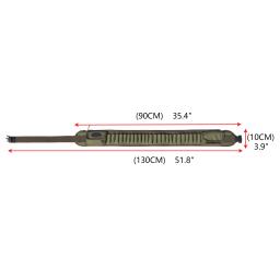 Tourbon-Caça Arma Cartuchos Cinto, Tiro Suporte Munição, Nylon Bandolier, Arma Acessórios, 12 Gauge, 16 Gauge, 24 Rodadas - Image 4