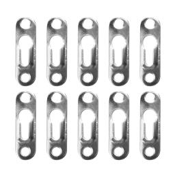Metal Photo Hanging Placas com Parafuso, Picture Frame Hanger, Espelhos de Parede, Relógio Suporte Gancho, Bronze, Tom Prata, Home Gallery, 20pcs - Image 6