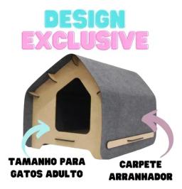 Casa Aconchegante para Gatos, Scratch Cabin, Bed Playground Toy, Camas Premium Gatil para Suprimentos de Coelho e Coelho, Acessórios para cobaias - Image 3