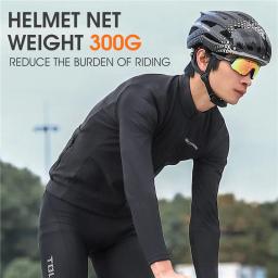 WEST BIKING-Capacete de Bicicleta Ultraleve com Óculos De Moldagem Integrado, Lente Magnética, Ciclismo Tampa Segura, MTB Respirável Capacete De Bicicleta - Image 2