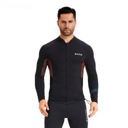 ZCCO-Fato de mergulho para homens e mulheres, manga comprida, roupa de mergulho espessa fria e quente, novo, 1,5mm - Image 3