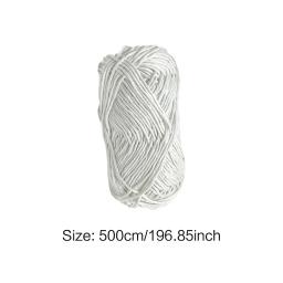 Fio de Poliéster Luminoso para Tricô, Crochet Trançado, Tapete DIY, Suéter, Chaveiro, Ornamento, Brilho no Escuro, 500cm - Image 5