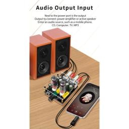 Amplificadores pré-amplificadores tubo 6K4 com conjunto placa tubo pré-amplificador engrenagens ajustáveis ​​E65C - Image 2