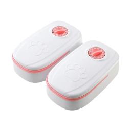 Alimentador automático do animal de estimação, distribuidor do alimento, bacia, armazenamento de alimento, acessórios do agregado familiar, recipiente, e8n1 - Image 6