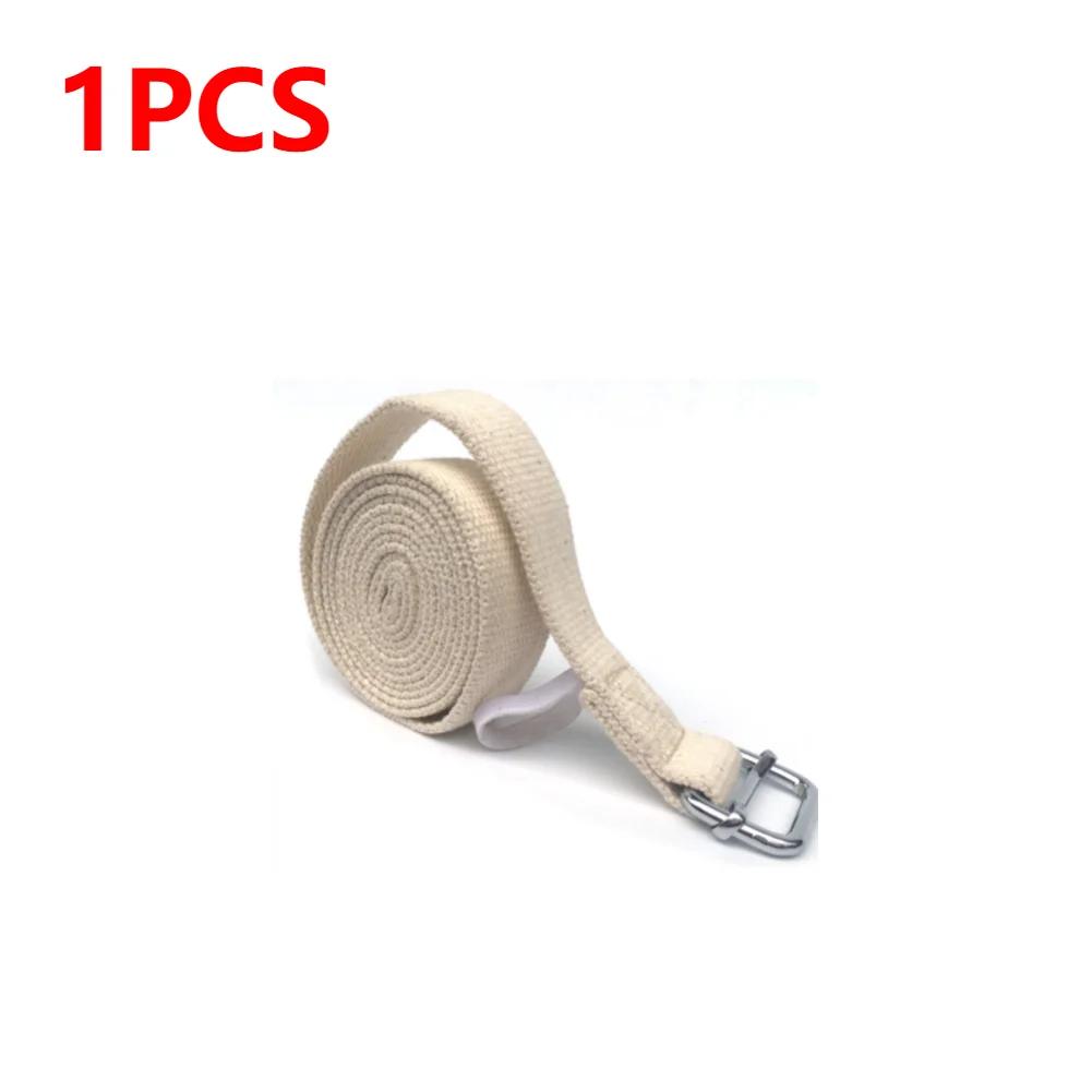 1-10 pces 3 metros cinto de estiramento de yoga alongado algodão natural espessamento laço com ombro aberto peito para acessórios de yoga - Image 1