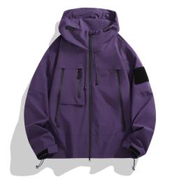 Casacos impermeáveis para homens e mulheres, escalada, camping, trekking, blusão, unissex, ao ar livre, casaco de chuva à prova de vento, antiincrustantes, tamanho da UE - Image 4