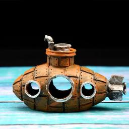 Resina Submarino Ornamentos, Abrigo De Camarão De Peixe Oco, Aquário Caverna, Decoração De Paisagismo De Tanque - Image 2
