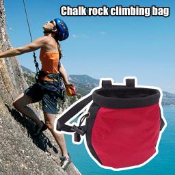 Escalada saco de giz com cinto ajustável e bolso com zíper para fitness levantamento de peso esportes caça bouldering magnésia saco - Image 6