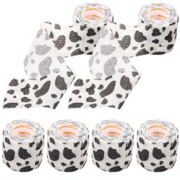 Bandagem autoadesiva para animais de estimação, 6 rolos, fita veterinária, ataduras para feridas, líquido, cães de vaca, suprimentos de tecido não tecido - Image 2