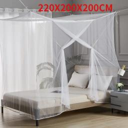 Malha branca barraca de acampamento, portátil, dobrável, com controle do mosquito, para uso ao ar livre, verão - Image 1
