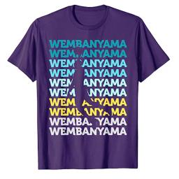 Wembanyama-Camiseta gráfica de basquete, camiseta de fã de basquete, jogador de basquete, roupas esportivas masculinas, presente do marido e dos meninos - Image 3