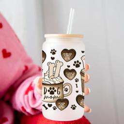 Sport Football Cartoon Cat UV DTF Adesivo, Adequado para 16oz Libbey Glass Cup, Pode Envolver Transferência, Etiquetas Personalizadas, Logotipo DIY - Image 2