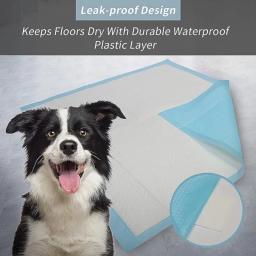 Almofadas de treinamento para animais de estimação, Almofadas de xixi rápido para cães, Almofadas Ultra Absorventes, 90x60cm, 100 unidades - Image 4
