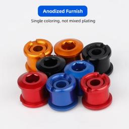 5 peças parafusos de pedaleira de bicicleta 6.5/8.5mm única corrente dupla parafuso diâmetro da porca externa. peças de bicicleta de estrada mtb de 10 mm - Image 3