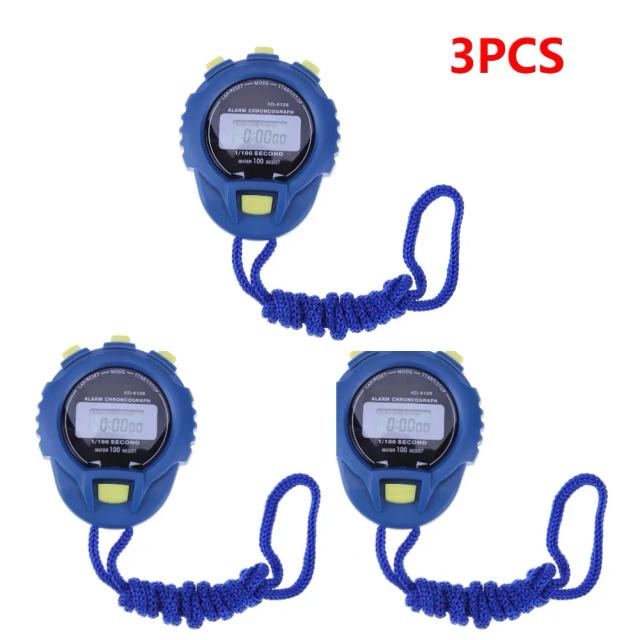 Temporizador Digital Portátil para Esportes - Cronômetro e Contador de Fitness com Display LCD